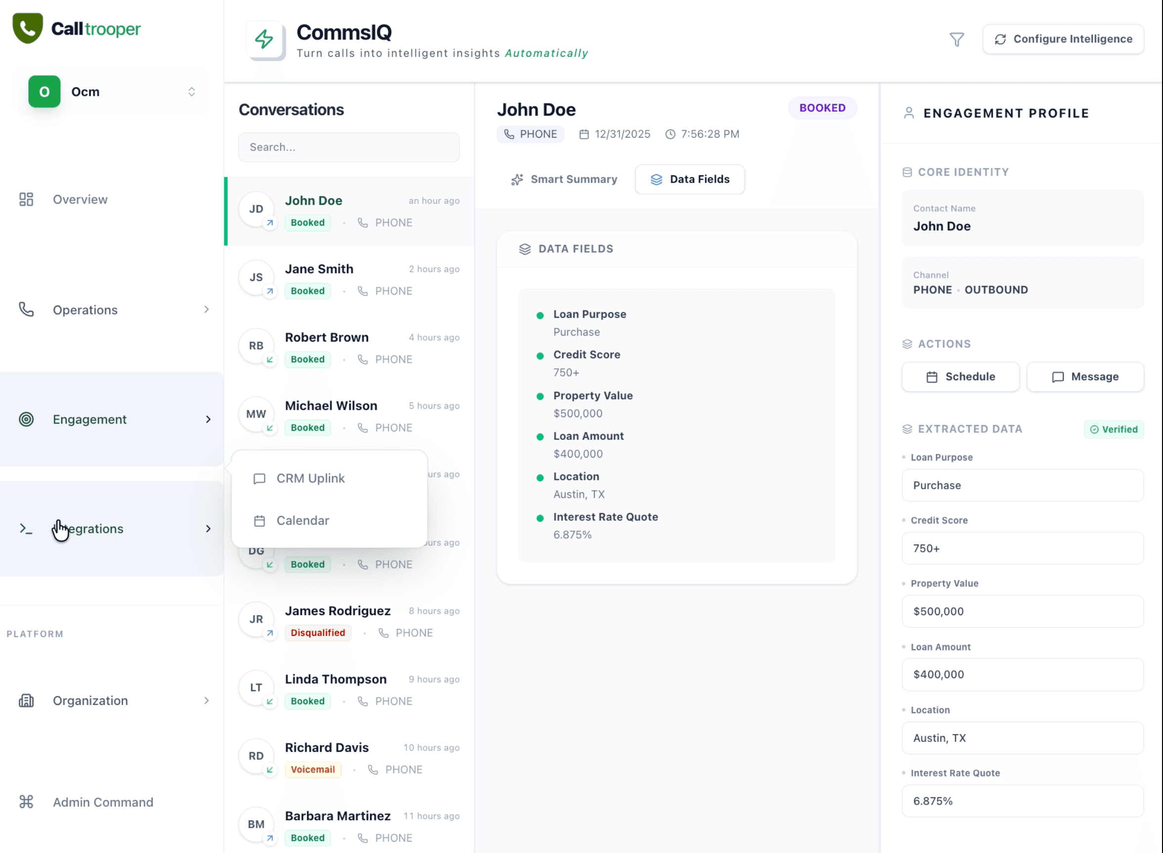 CallTrooper Insights